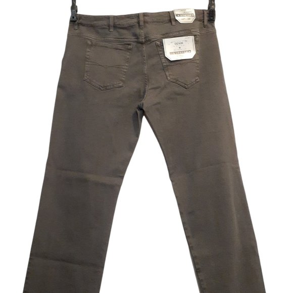 Denim Gold Jeans Stretch Denim Dark Green - Picture 4 of 7